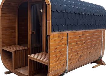 Sauna Ogrodowa 3 m z piecem elektrycznym HARIVA 9kW