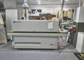 Okleiniarka, oklejarka Lazzuri 7.8 - wstępny frez- natrysk- 2024r. !