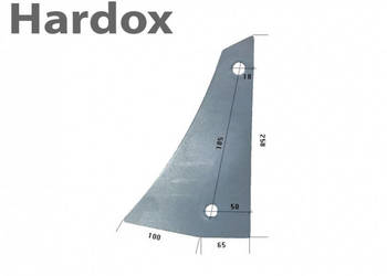 Pierś HARDOX 94597/L części do pługa OVERUM