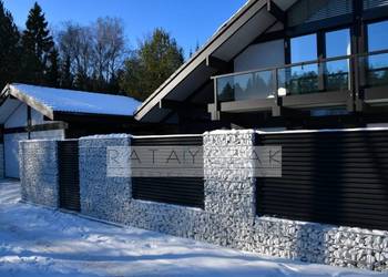 Ogrodzenia gabionowe, obudowy wiat śmietnikowych, architektura ogrodowa