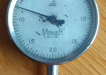 Czujnik zegarowy MERCER British Dial Gauge bardzo czuły dokładność 0,001