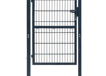 vidaXL Brama ogrodzeniowa 2D (pojedyncza) antracytowo-szara (SKU:141742)