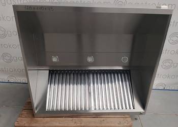 OKAP PRZYŚCIENNY SKRZYNIOWY NAWIEWNO-WYWIEWNY 120X110x45