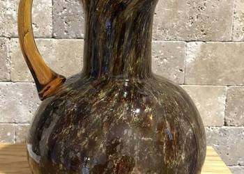 MURANO Ercole Braovier brązowy wazon Effeso/Barovier & Toso