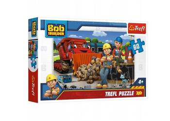 Trefl Puzzle 60 Bob Budowniczy 17300 wymiary 33x22cm
