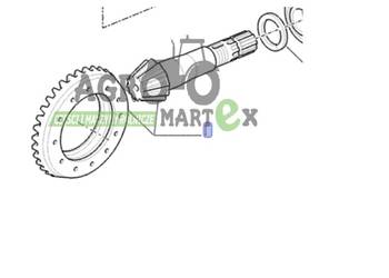 84273812 KOŁO ZĘBATE STOŻKOWE CNH