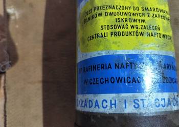 ZABYTKOWA PUSZKA PO OLEJU MIXOL RAFINERAI CZECHOWICE