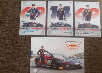 Red Bull Emil Frey-karty kierowców-autografy