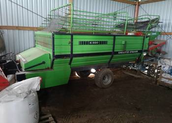 Przyczepa samozbierająca Deutz fahr K550,noże