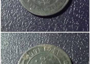 ROSJA - 2 kopiejki 1901 - piękna patyna !_