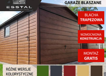 Garaż Blaszany -schowek |  Blaszak |Garaże | Wiata | Hala | - ESSTAL-