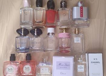 Flakony Armani, Chanel, Dior, Prada,Hermes,D,&G