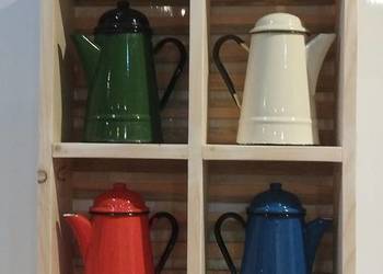 Kuriozalne kuchnia czy restauracja zestawy emaliowanych cudów