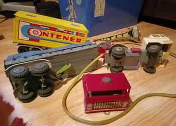 Auto PRL Ryś na kabel + dodatki; 2 naczepy i dodatkowa kabina