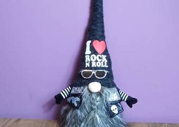 Skrzat świąteczny 50 cm Krasnal Gnom Mikołaj ozdoba na święta, pod choinkę