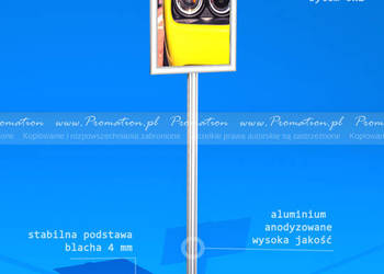 Stojaki informacyjne na plakat A3 i ulotki A4, A5, DL