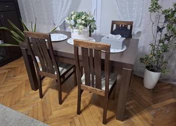 Stół kolor wenge z krzesłami Wójcik