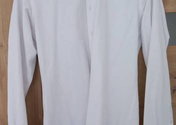Biała koszula męska Espada Slim Fit M 39-40 elegancka wizytowa