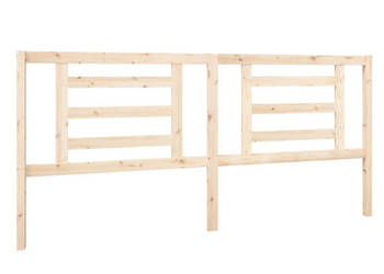 Wezgłowie łóżka 206x4x100 cm lite drewno sosnowe WM-818840