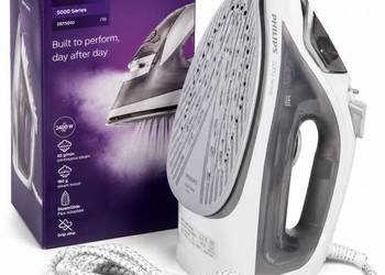 Żelazko parowe 2400W Philips Seria 5000 srebrno-szare DST5010/10