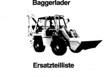 Katalog części koparko-ładowarka Kramer 416 S