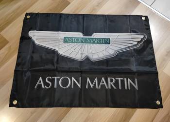 Baner plakat materiałowy 90x60cm,45x177, Castrol, Ford Mustang Aston Martin