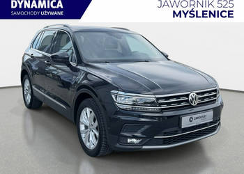 Volkswagen Tiguan Highline 2.0TSI 180KM DSG 4motion 2018 r., salon PL, kom…
