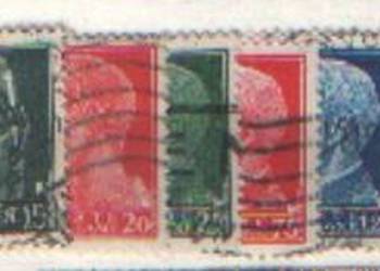 Zn. Włochy Mi 302, 3, 6, 8 - 10 kas  1929