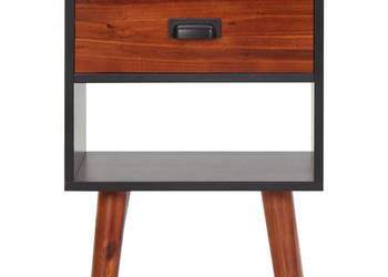 Szafka nocna z litego drewna akacjowego 40x30x57 cm WM-243176