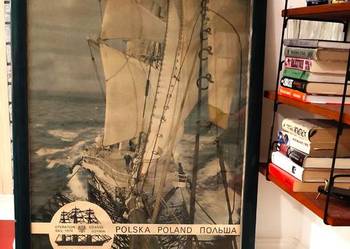 Plakat na płótnie, "Operacja Żagiel 1974r", vintage Plakat na płótnie, "Operacja Żagiel 1974r", vintage