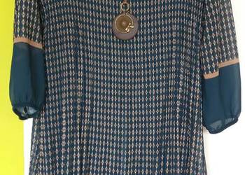 L Włoska krótka sukienka na okazje szczególne