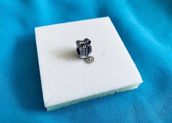 nowa cyrkoniowa zawieszka charms beads prezent ze śnieżynką srebro 925