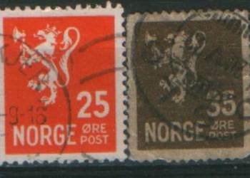 Zn. Norwegia Mi 124, 5, 8, 32 kas 1926