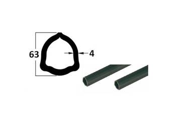 Rura 2m, profil trójkątny 63x4, P11 05232-2