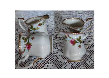 dzbanek mlecznik porcelanowy Chodzież Iwona Złota Róża Linia 300 ml