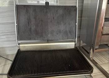 Grill kontaktowy podwójny ryflowany AMG Gastro ATM-2745 | Gastro / Panini