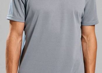 szara koszulka sportowa męska typu active Sinsay