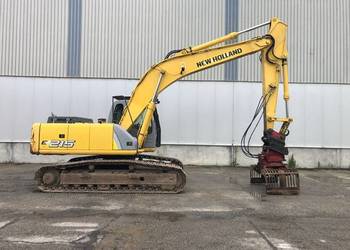 Koparka gąsienicowa New Holland Kobelco E215+Verahtert VRG25 do wyburzeń