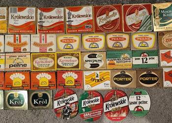 Etykiety piwne zestaw 167 etykiet polskie browary