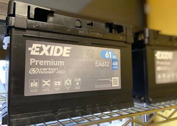 Akumulator Exide Premium 61Ah 600A PRAWY PLUS