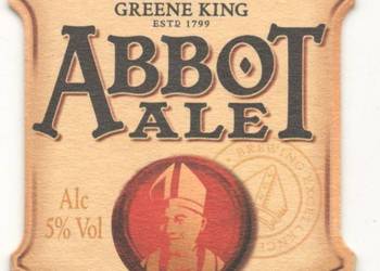 Abbot - podstawka do piwa.Nr. 1.