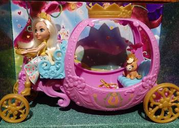 Lalka Enchantimals Royal Peola Pony z karocą stan bdb