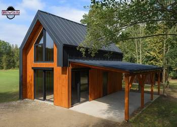 Nowoczesna stodoła. Szkielet domku 35m2 na zgłoszenie