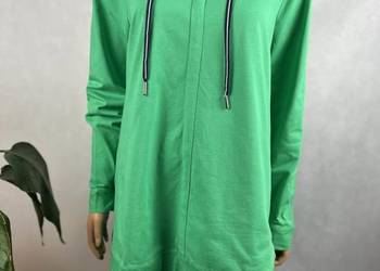 Sheego zielona tunika XL 42 bawełniana oversize nowa
