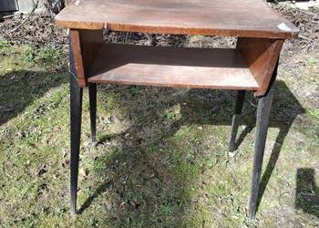 Stolik PRL patyczak 600-203 A szafka RTV do renowacji