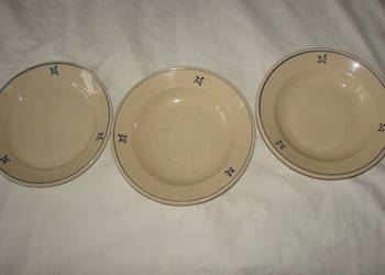 Włocławek talerz obiadowy PRL