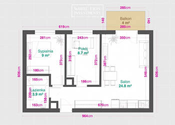 Do sprzedaży mieszkanie Warszawa Posag 7 Panien 48.02m2 3 pokoje