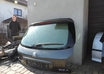 KLAPA TYLNA BAGAŻNIKA PEUGEOT 206 PLUS KOLOR KTP