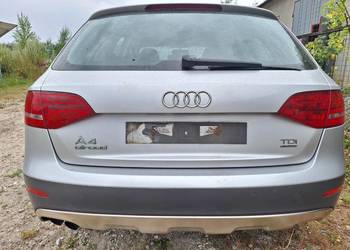AUDI A4 B8 ALLROAD 08-12 LX7W ZDERZAK KLAPA LAMPY KOMPLETNY TYŁ SREBRNY