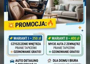 Auto & Dom | Profesjonalne pranie tapicerki i czyszczenie dobre stawki